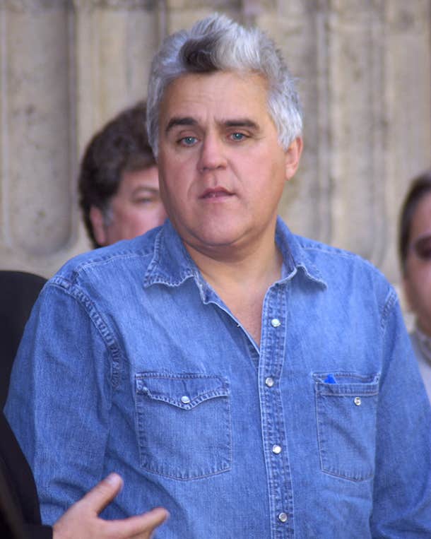 Jay Leno / celebs who live like normal people