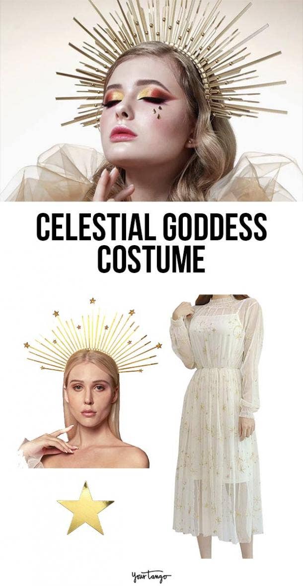 celestial goddess last minute halloween costumes