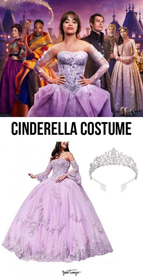 Camilla Cabello's Purple Cinderella Costume