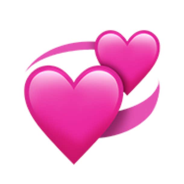 circling hearts heart emoji