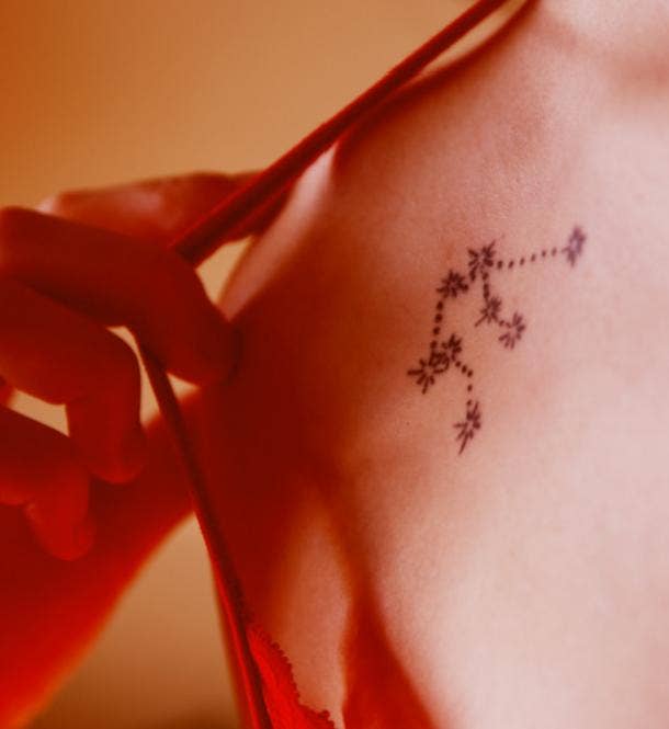 constellation tattoo idea for women