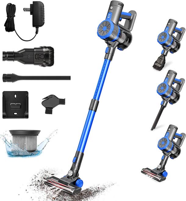 4-in-1 Lightweight EIOEIR Cordless Stick Vacuum Cleaner