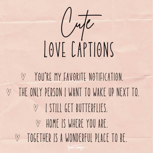 cute love captions for couples