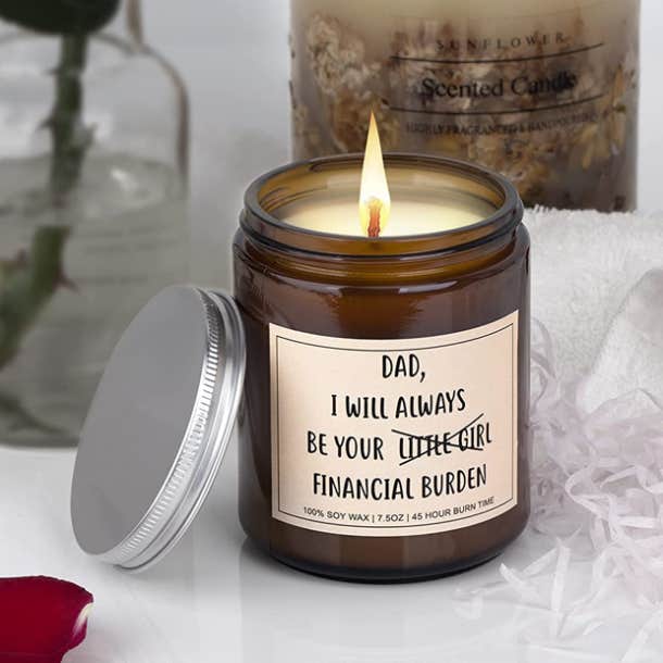 Dad's Funny Scented Candle