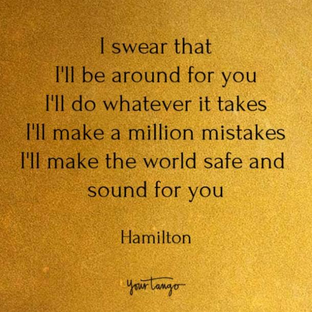 Quotes from Hamilton song lyrics