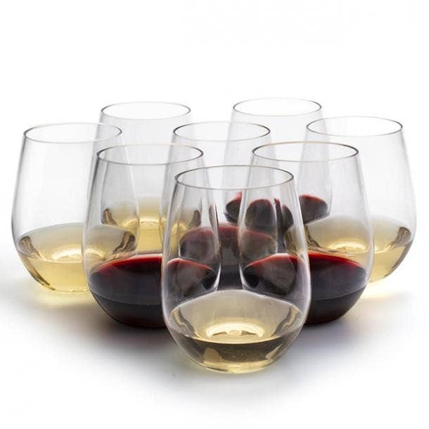 D'Eco Unbreakable Wine Glasses