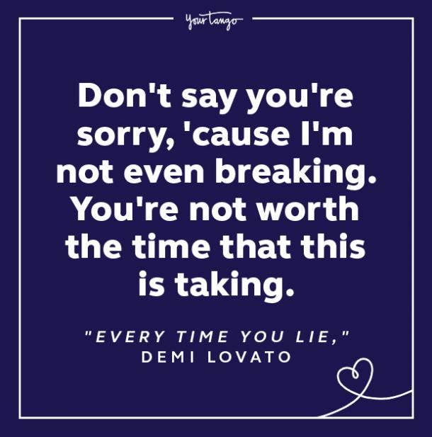 demi lovato quotes every time you lie lyrics