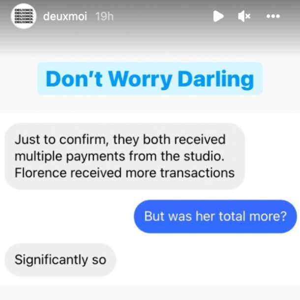 deuxmoi instagram message don't worry darling 