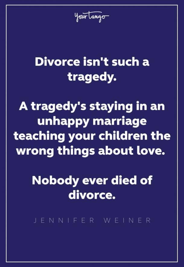 jennifer weiner divorce quote