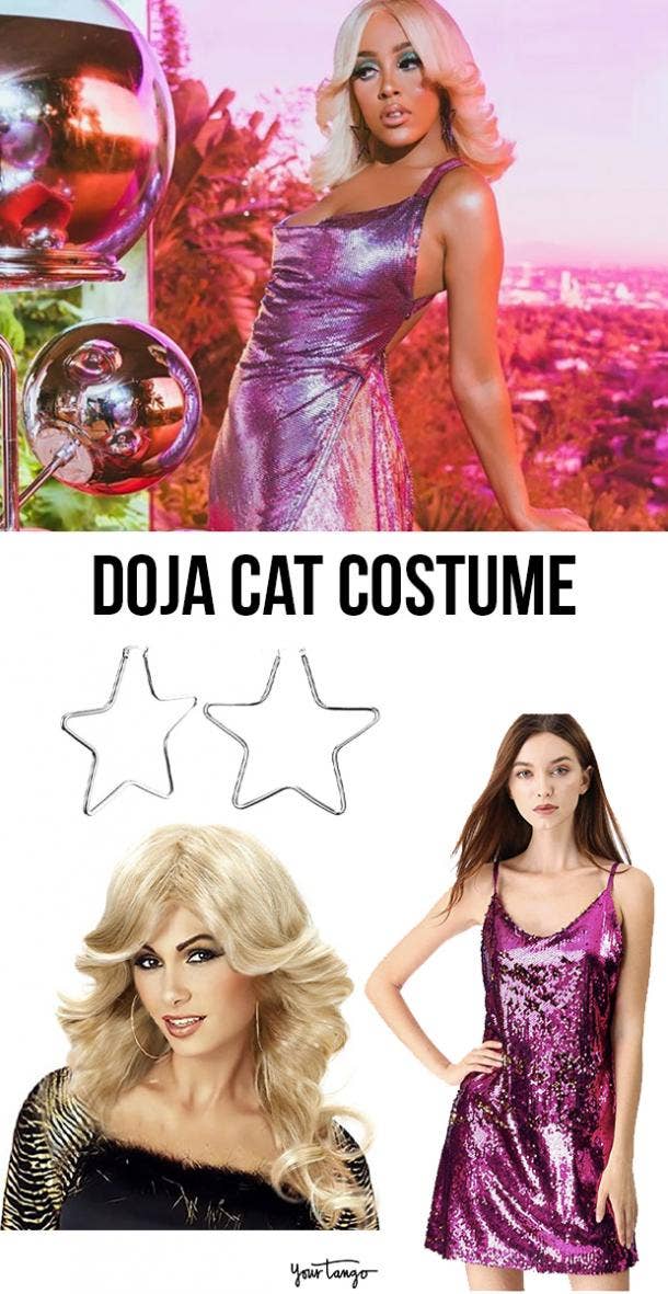 Doja Cat Sparkly Pink "Say So" Dress Costume