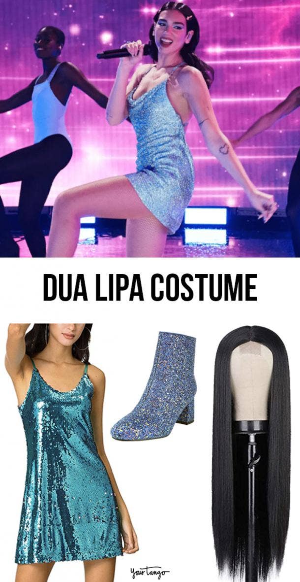 Dua Lipa Blue "Levitating" Dress Costume