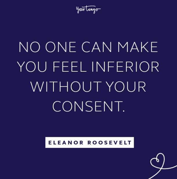 eleanor roosevelt inferior without your consent quote