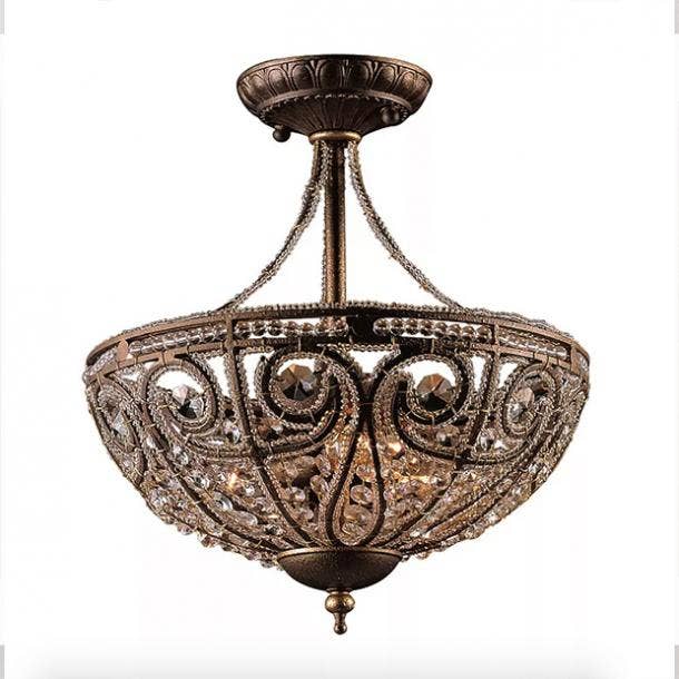 ELK Lighting Elizabethan Collection Dark Bronze Chandelier