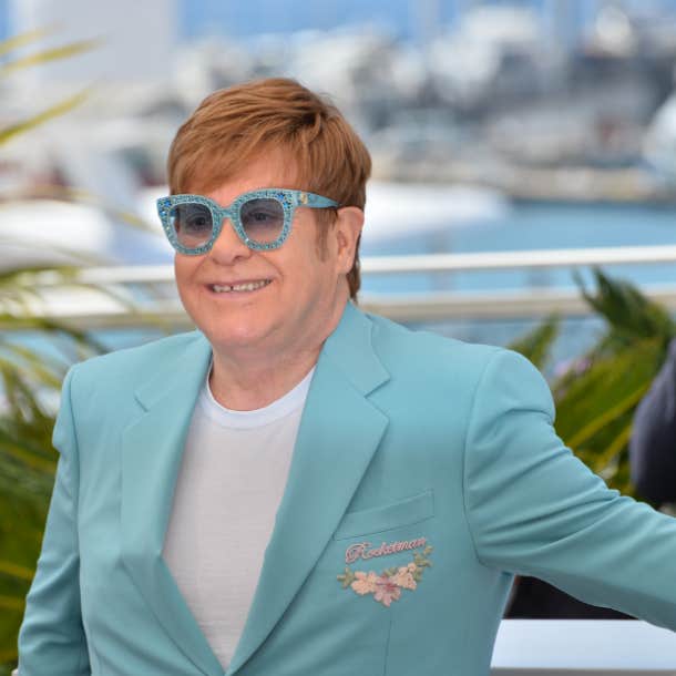 Elton John uses the stage name
