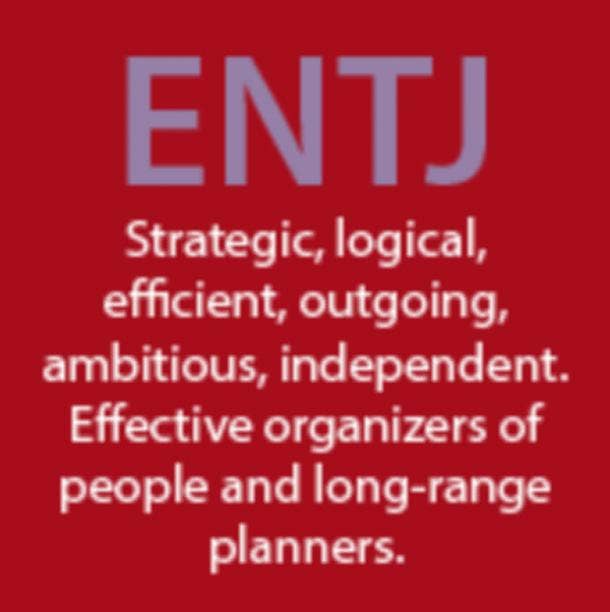 ENTJ personality type
