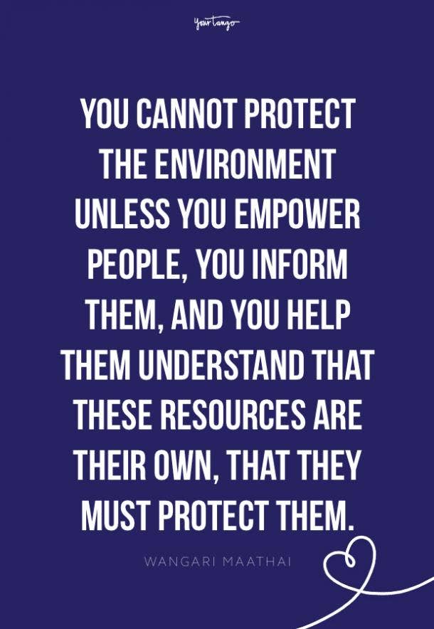 Wangari Maathai environment quotes
