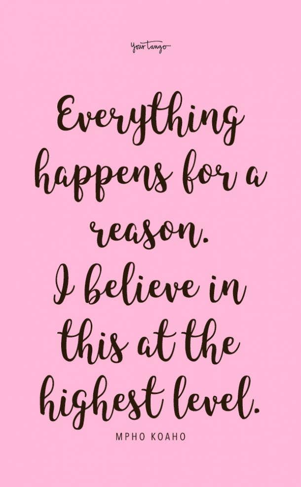 everything happens for a reason quotes