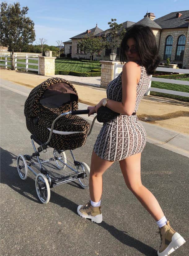 Kylie Jenner just bought Stormi a mini Louis Vuitton Lamborghini