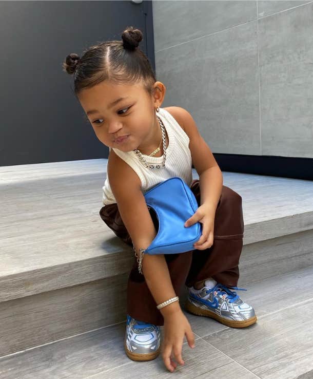 Kylie Jenner gave Stormi a Louis Vuitton-print Lamborghini for Christmas