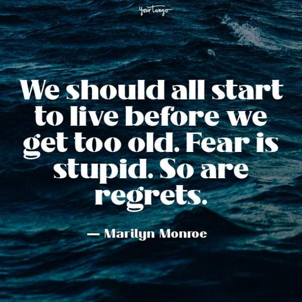 marilyn monroe fear quotes