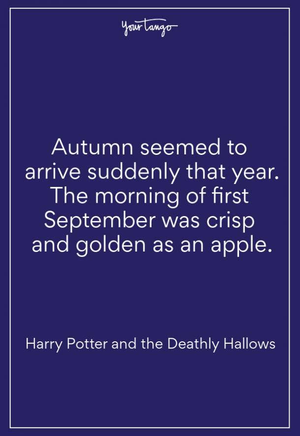 Harry Potter Fall Quote