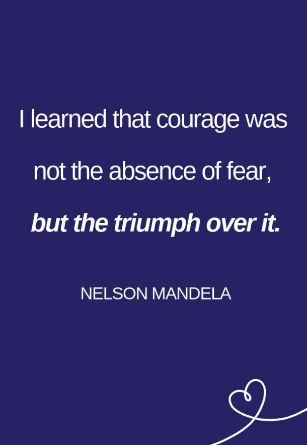 Nelson Mandela Fear Quote