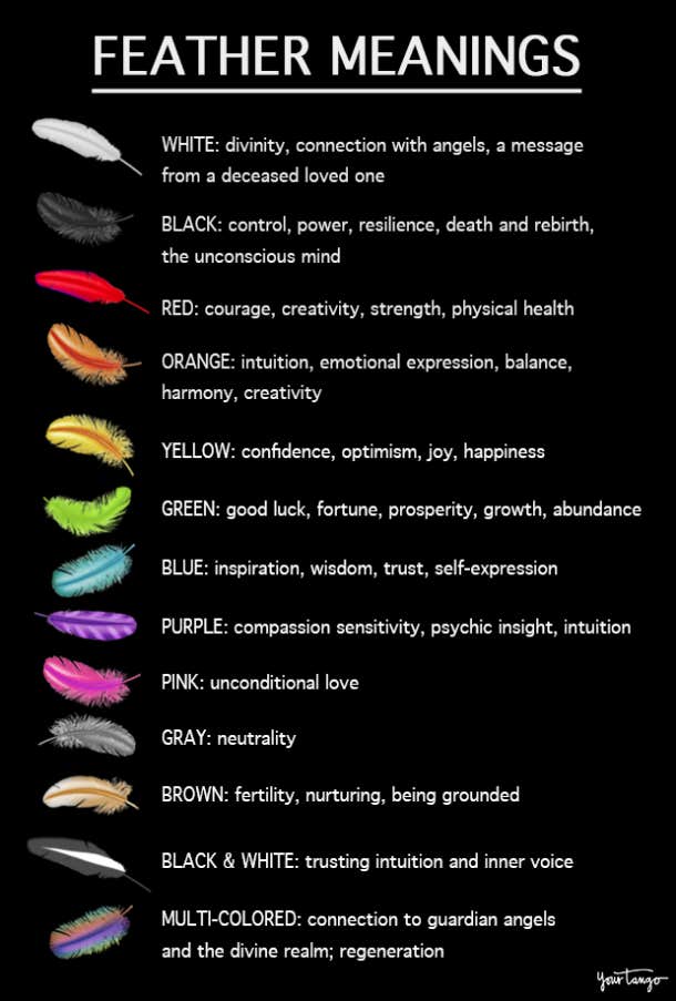 feather color meanings and symbolism
