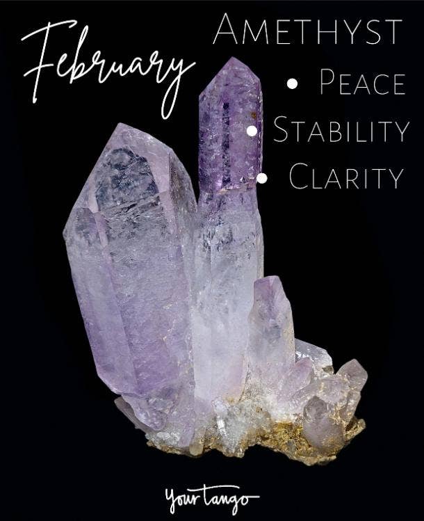 February birthstone amethyst meaning