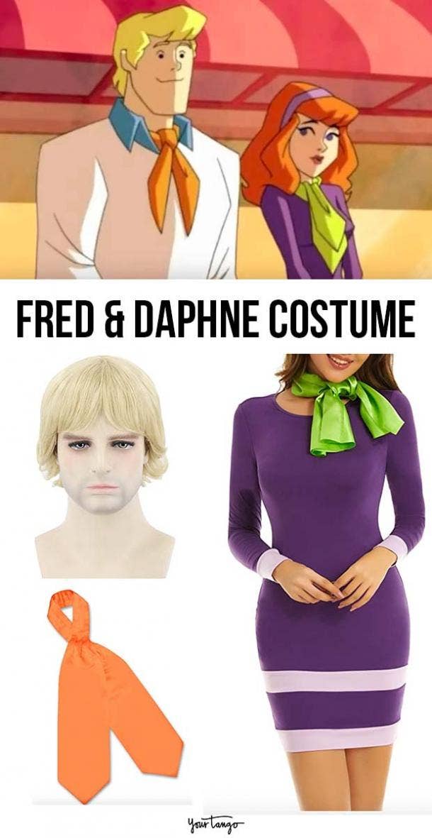 Classic Fred Jones & Daphne Blake "Scooby-Doo" Couple Costume