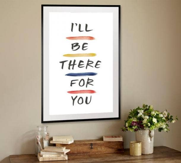 'I'll Be There For You' Framed Print from 'Friends'