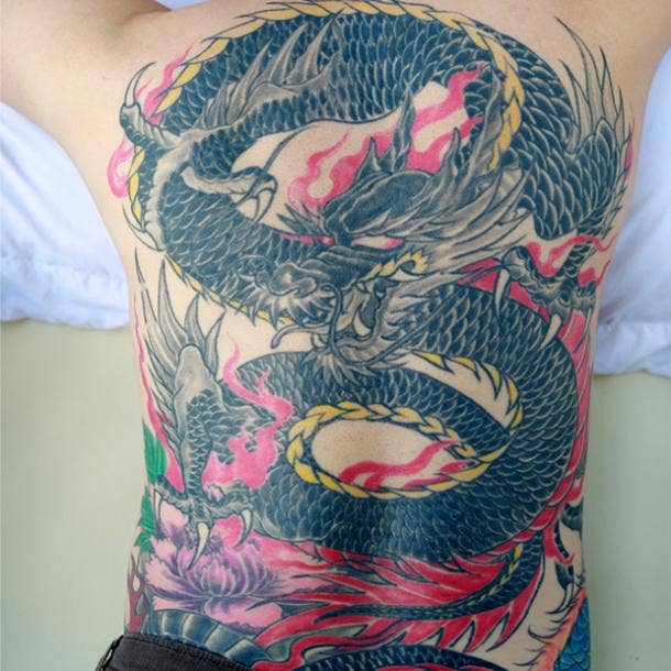 Dragon tattoo back tribal 35 Tribal