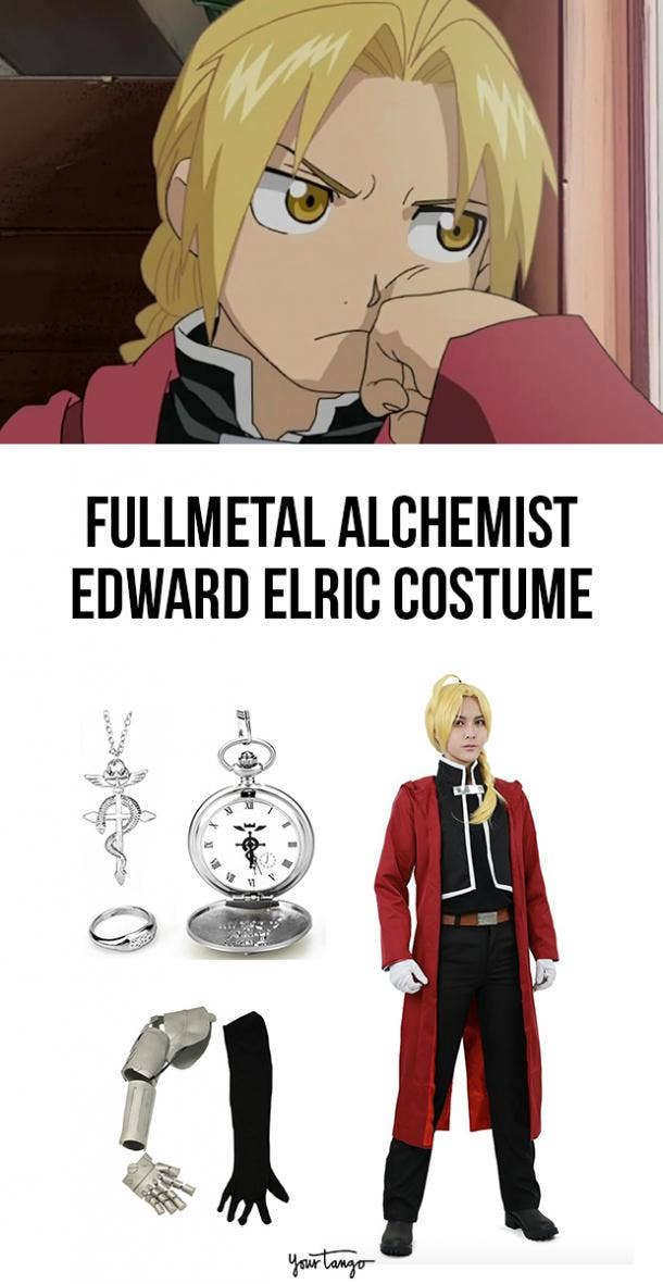 Edward Elric Fullmetal Alchemist Standard Halloween Costume 