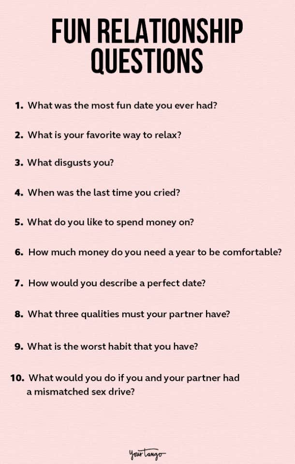 Dating questions