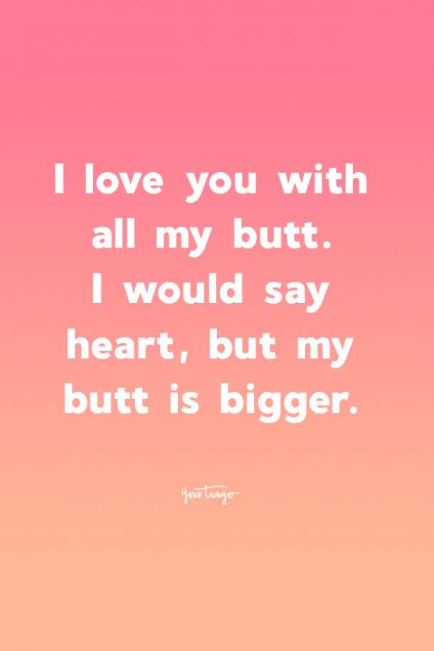 funny love quote for him