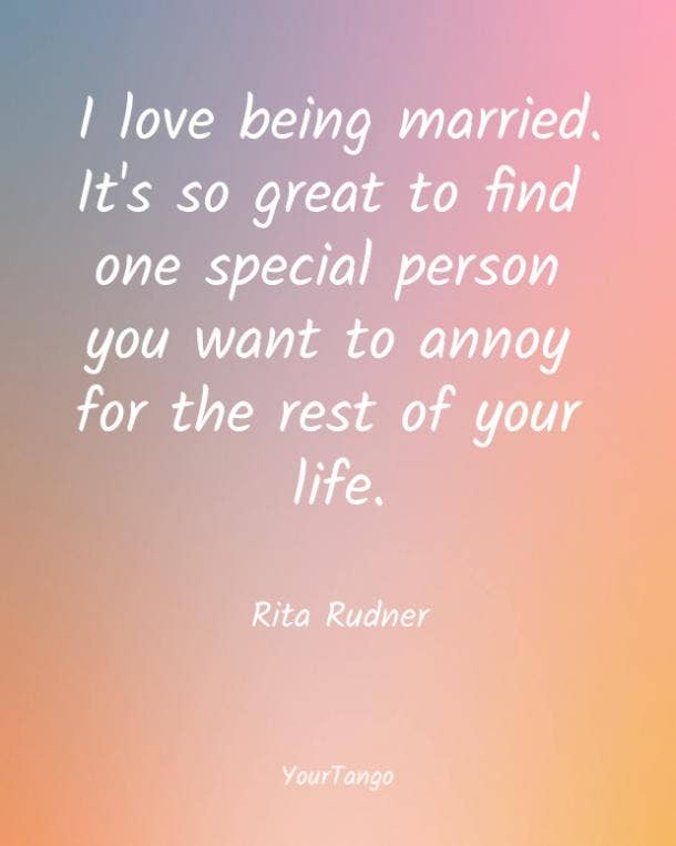 Rita Rudner funny love quote