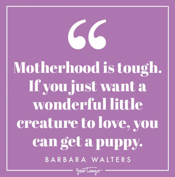 Barbara Walters funny mothers day quotes