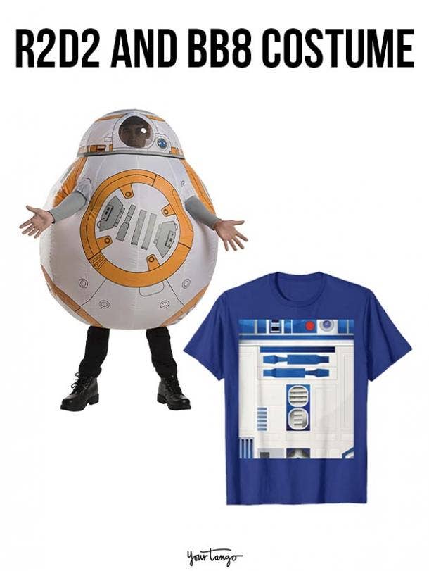 gay couple halloween costumes R2D2 and BB8