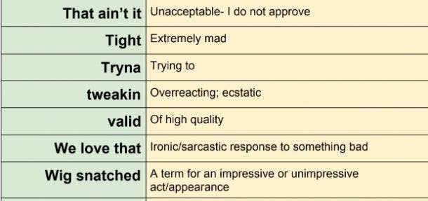 Slang Definition and Sentences