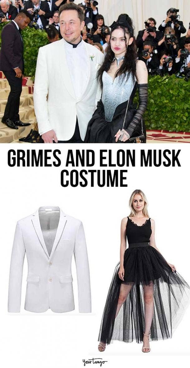 Grimes and Elon Musk 2018 Met Gala Couple Costume