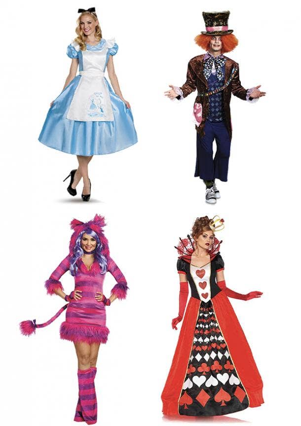 group halloween costumes alice in wonderland