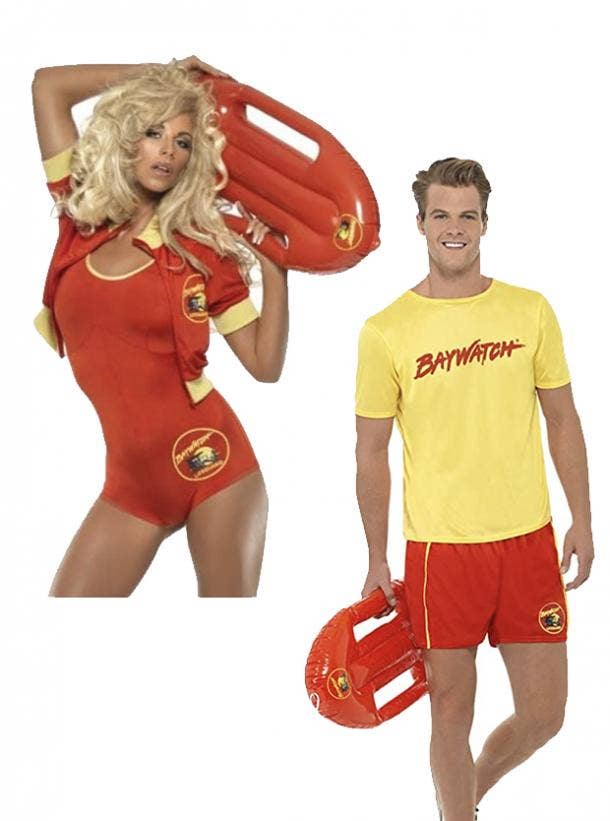 group halloween costumes baywatch lifeguards