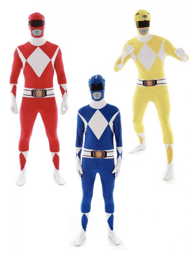 group halloween costumes power rangers