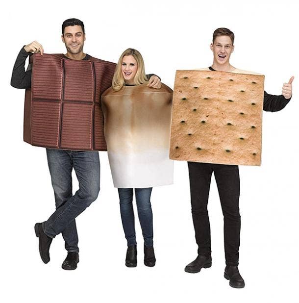 group halloween costumes s'mores