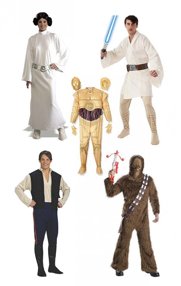 group halloween costumes star wars