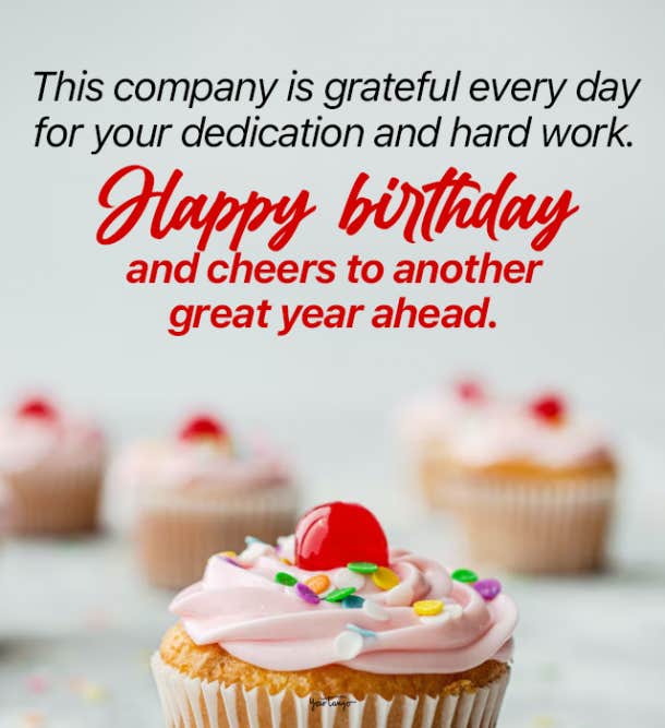 birthday wishes for employees