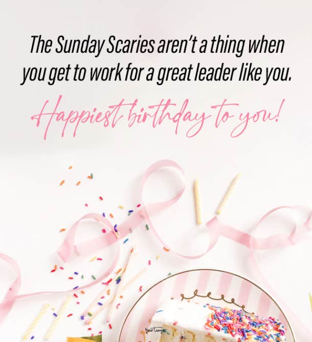 birthday wishes for your boss