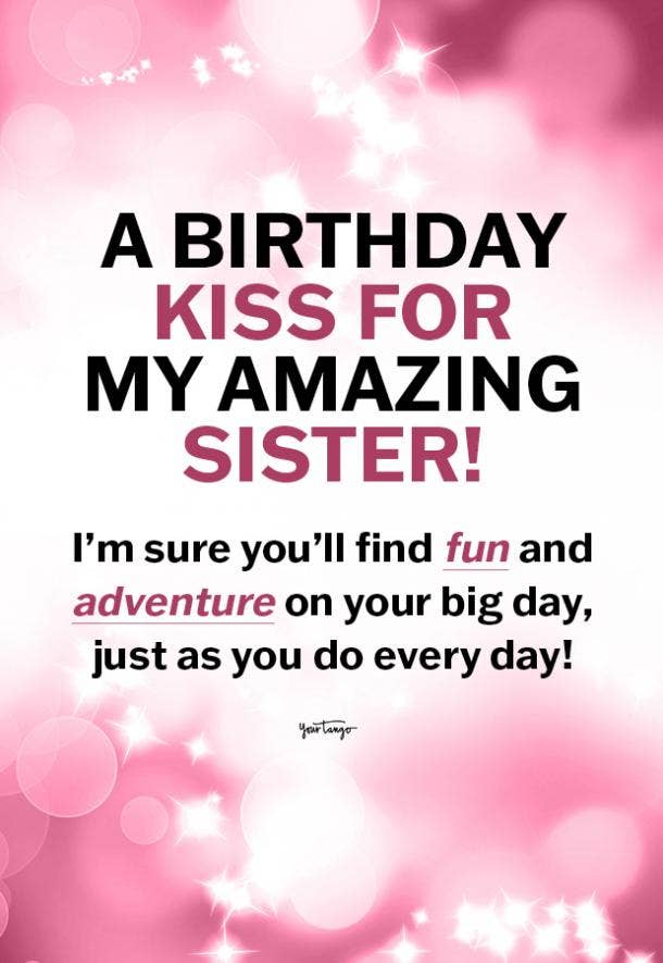 birthday wishes for sister