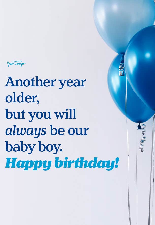 short birthday wish for son