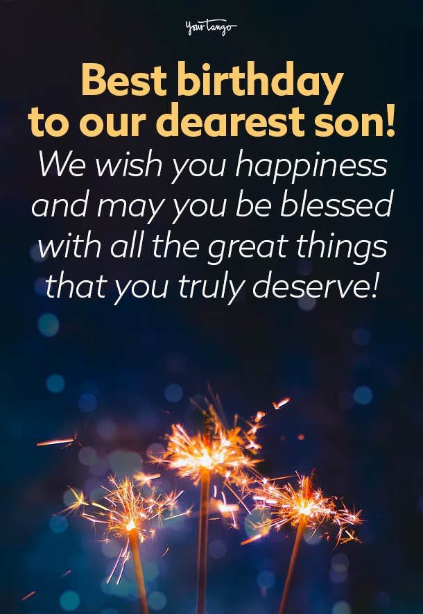 107 Best Happy Birthday Quotes & Wishes For Sons | Yourtango