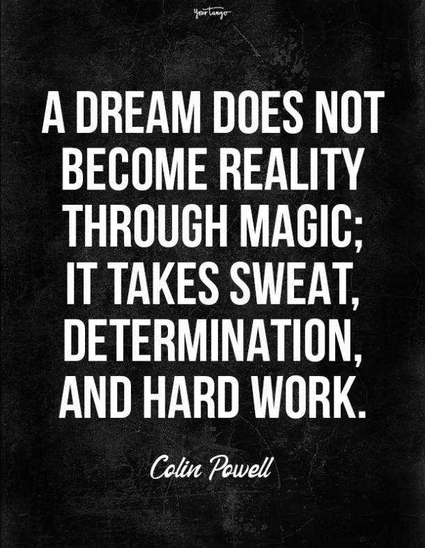 Colin Powell hard work quote